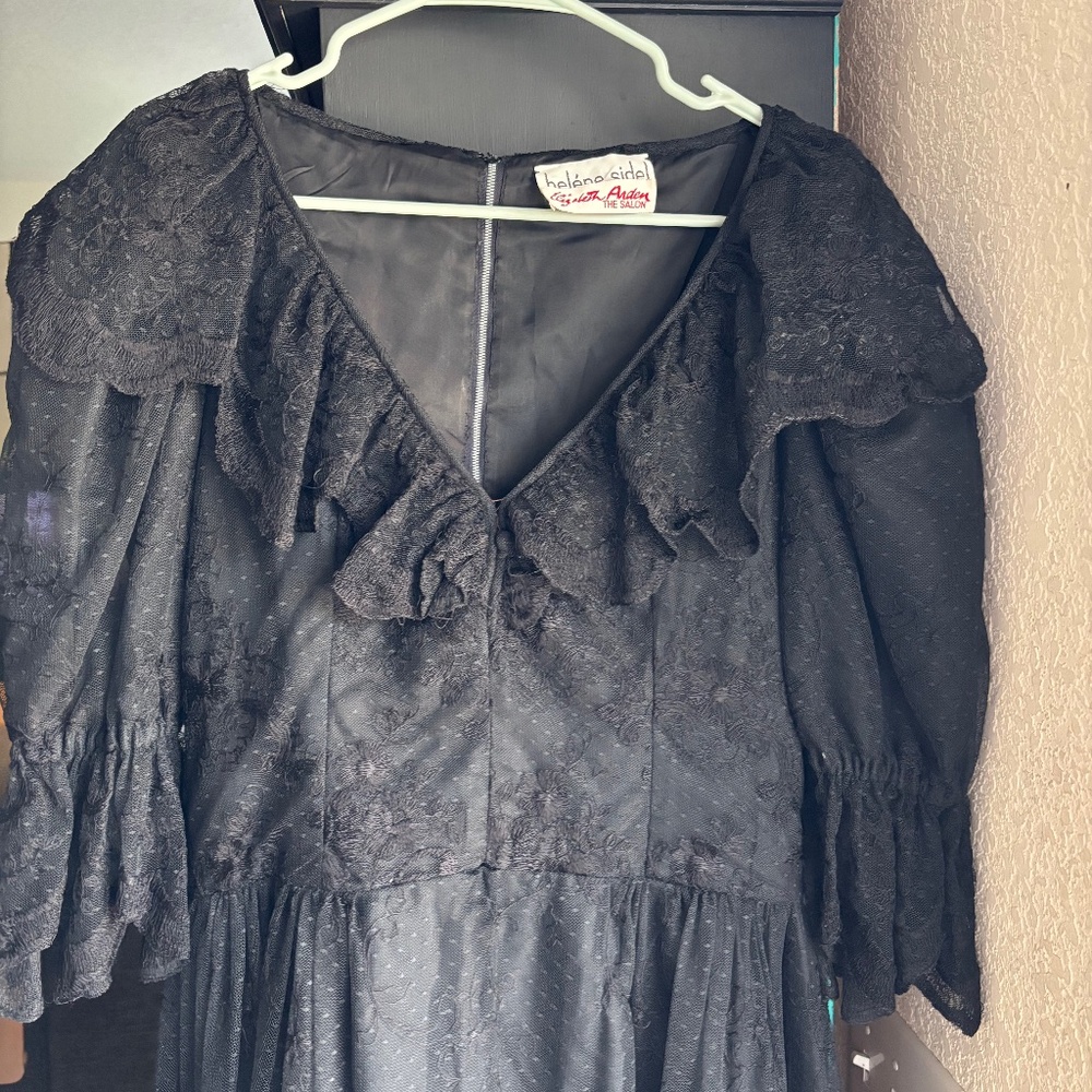 Black vintage gothic dress